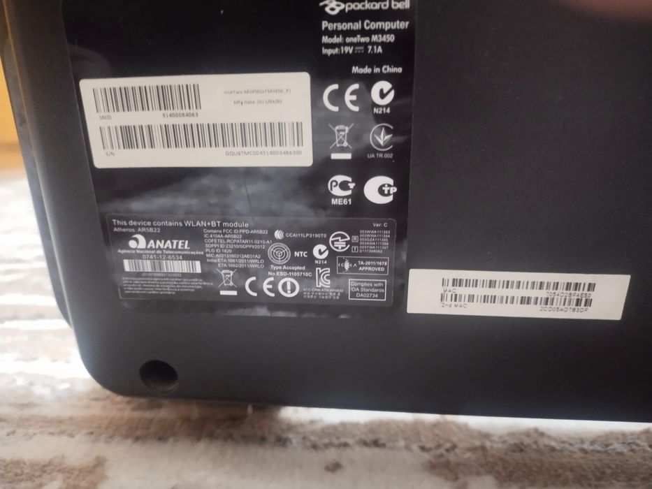 Компьютер packord bell