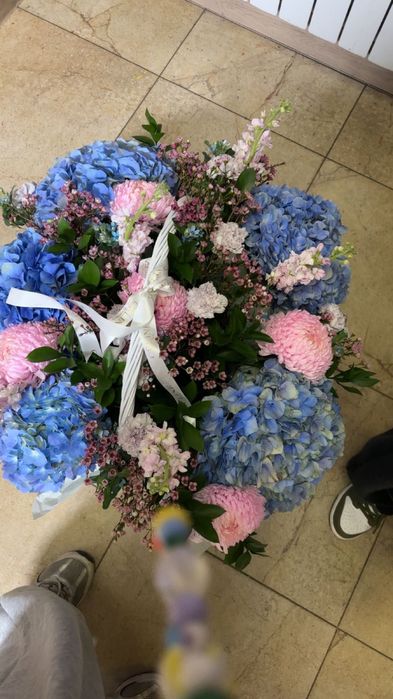 улкен корзина только что акелып берды