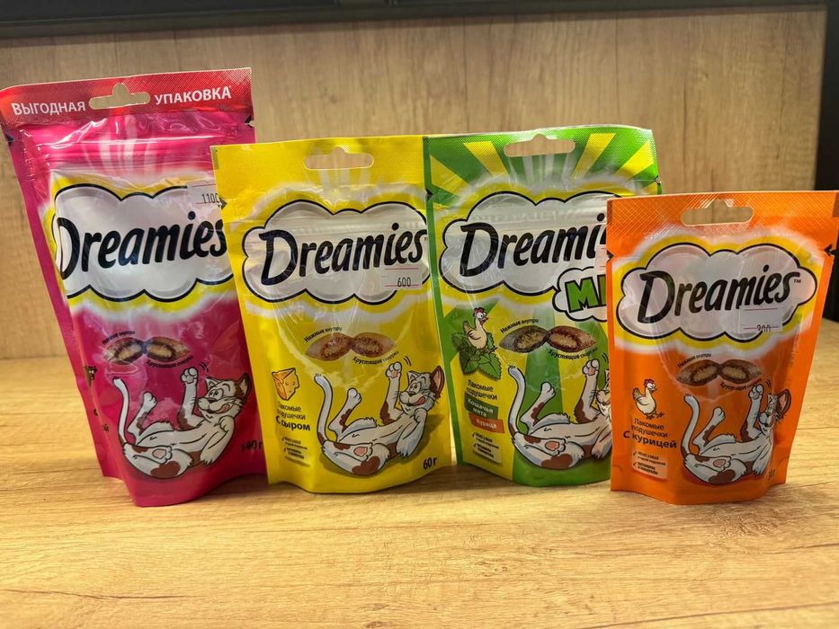 Dreamies (Дримс) - Хрустящие подушечки для кошек
