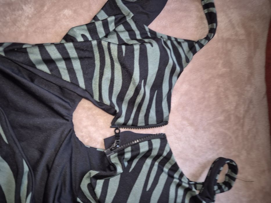 Costum de baie întreg cu fermoar Calzedonia