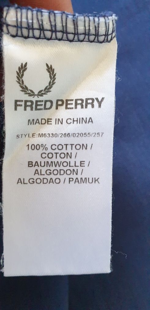 Fred Perry Sportswear Cotton Mens Size S ОРИГИНАЛ! Мъжка тениска!