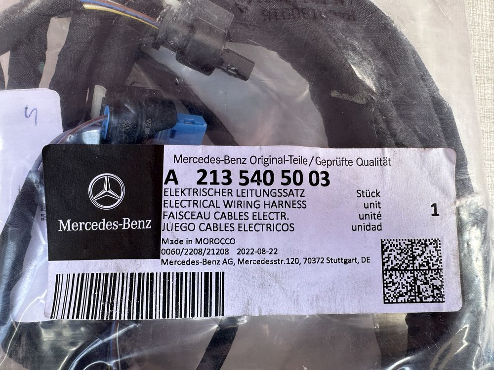 Cablaj/instalație senzori parcare Mercedes W213 W253 W177 W166 W205