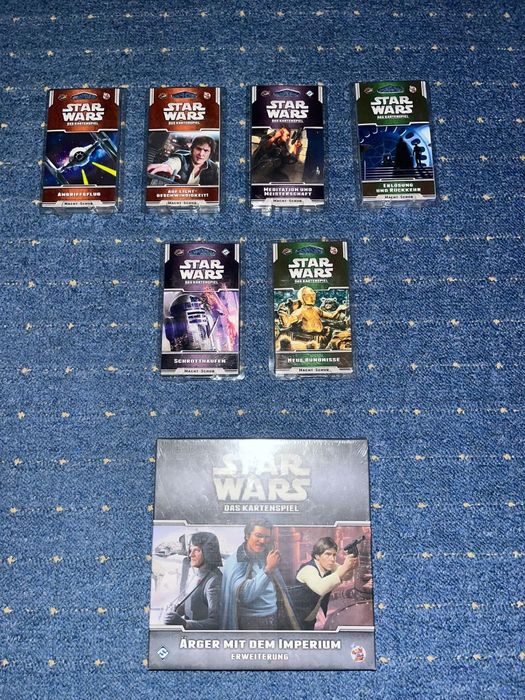 Star Wars: Das Kartenspiel – 6 Pachete + Expansiune Deluxe „Ärger mit