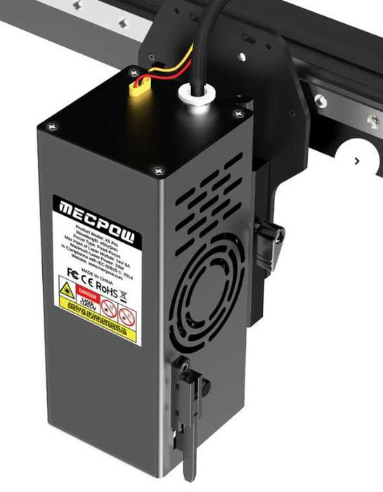 Laser Mecpow x5Pro, 33W Optic, 600x600mm + Pompa aer inclusa, WiFi-NOU