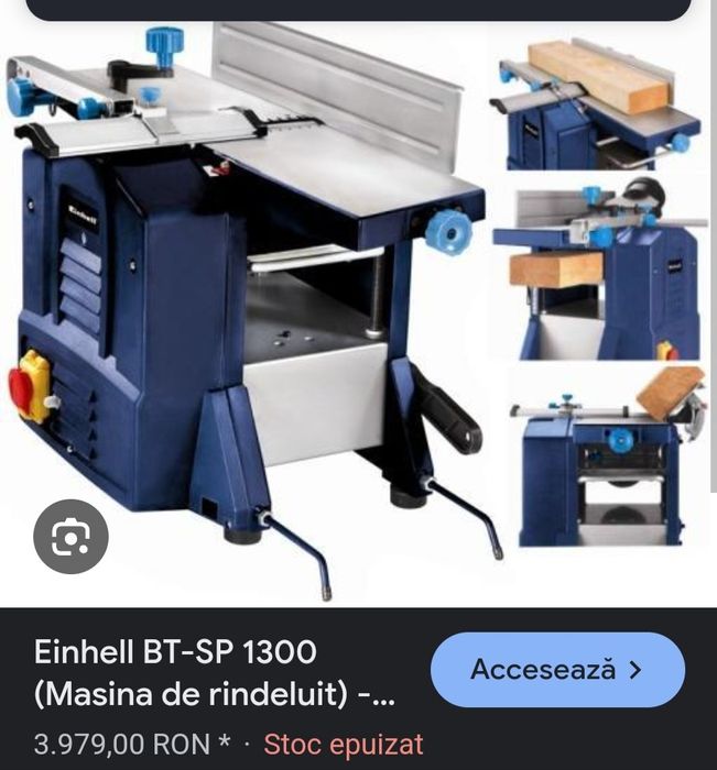 Masina de Rindeluit Einhell BT-SP 1300