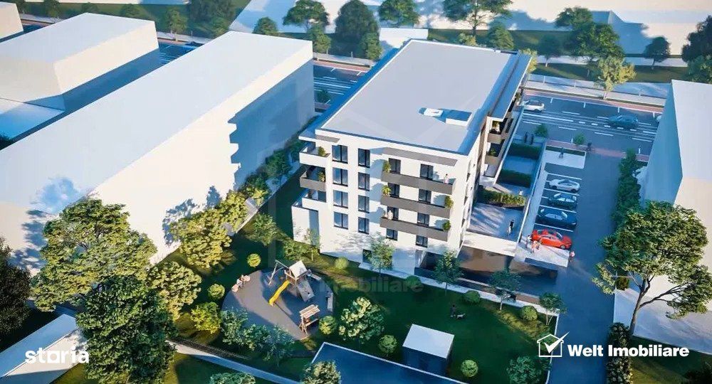 Apartament semifinisat in bloc nou, parcare subterana, IRIS