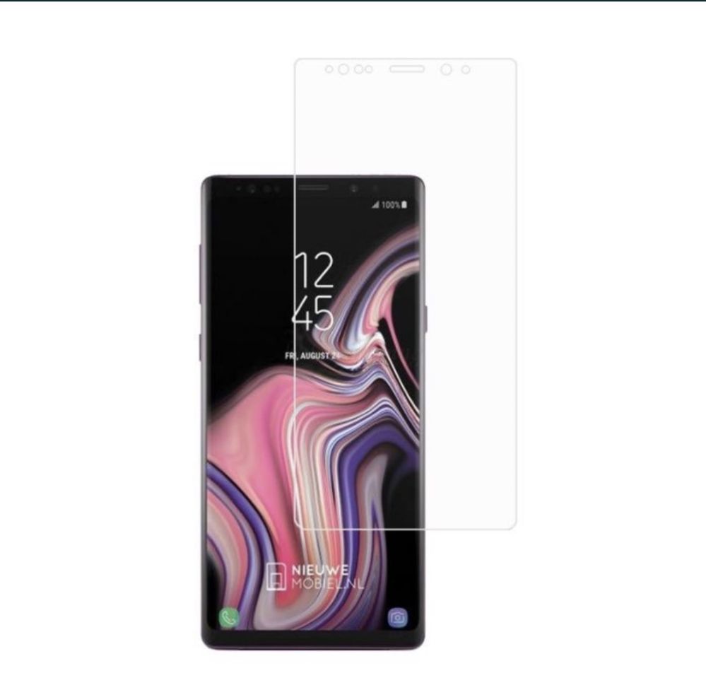 Folie Curbata Silicon / Hydrogel Transparenta  - Samsung Note 8 9 10