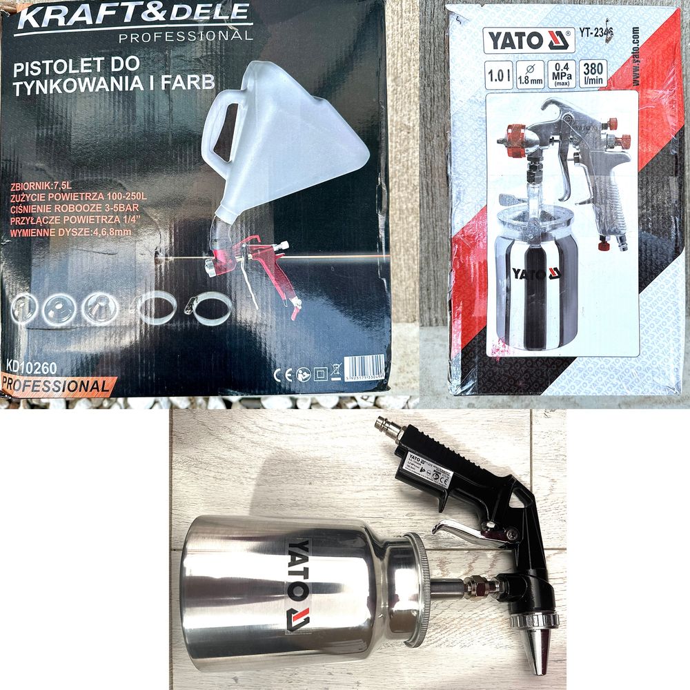 Pistol tencuit/sablat/vopsit pneumatic/Menghina/Rindea elec/Set Carote