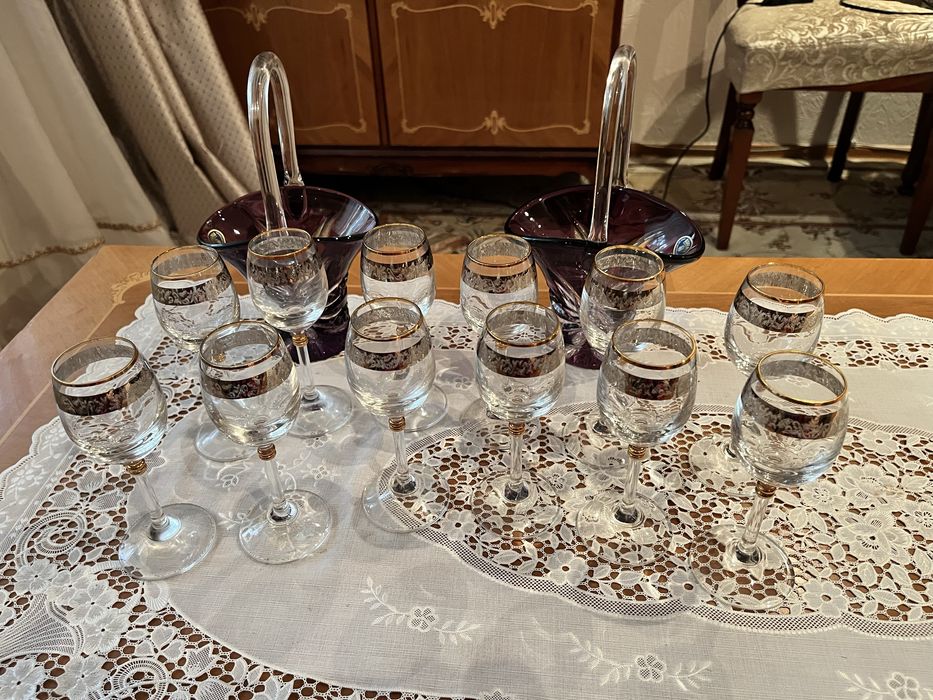 Рюмки хрусталь Богемия