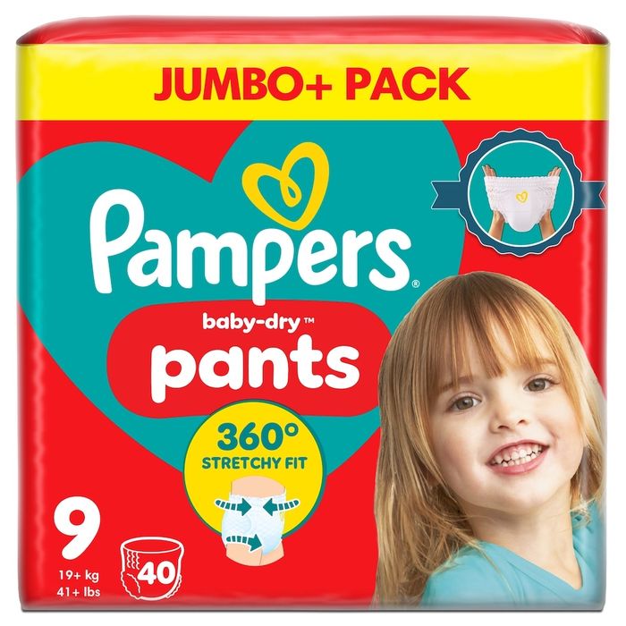 Английски памперси Pampers baby dry гащички 9ка. Mamia и Little Angels
