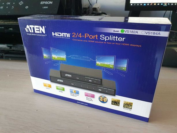 Splitter HDMI 2 porturi 4K Aten VS182A