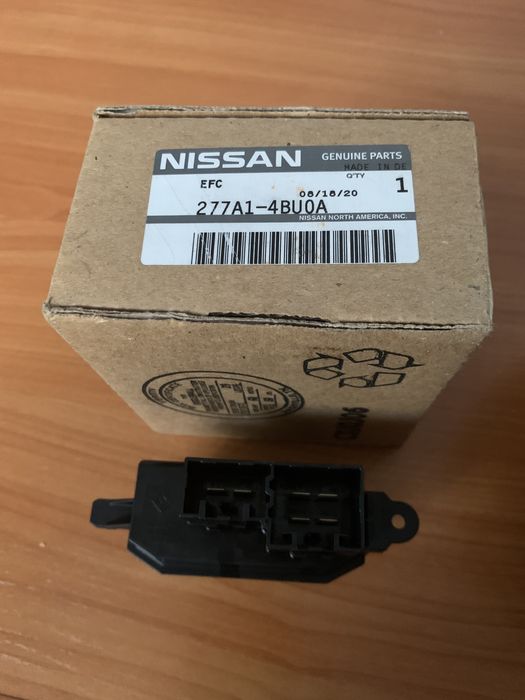 Nissan Qashqai J11 Реостат (резистор) печки 277A14BU0A новый оригинал