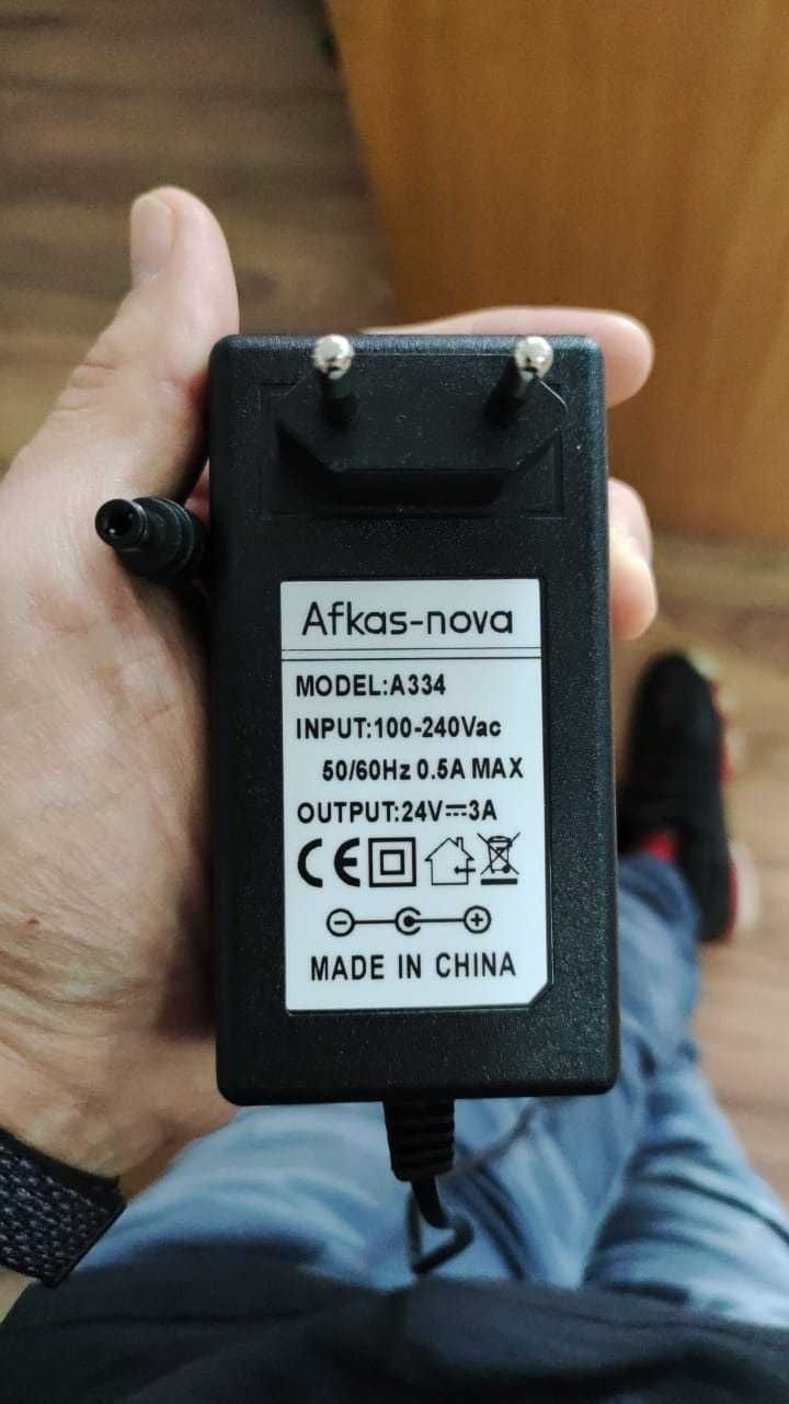 Power Adapter БЛОК ПИТАНИЯ 24v 3A (24 вольта 3 ампера)