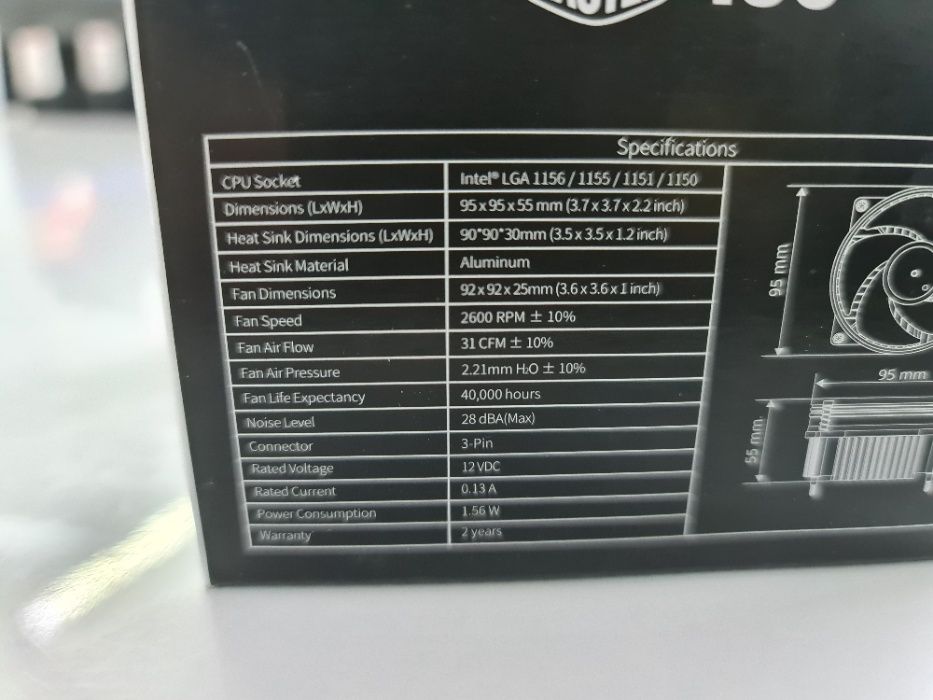 Кулер для процессора Cooler Master I30(LGA 1155/1150/1151). "TERABYTE