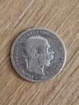 Moneda 1 coroana 1893 din argint Austria-Ungaria