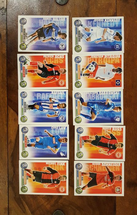 Колекционерски карти с футболисти Topps. Bundesliga 2008-2009 – 30 бр.