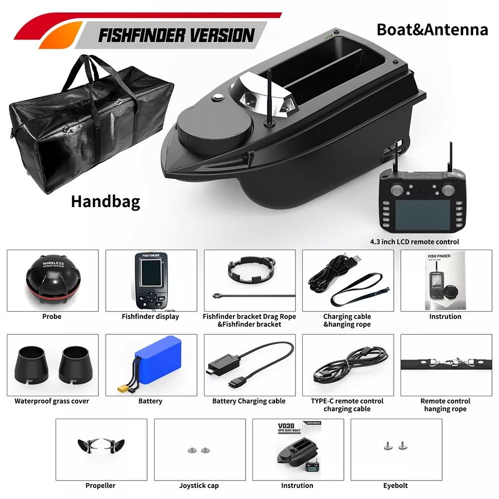 FLYTEC V030 GPS, lit-ion батерия 20000mah+ 1г. Гаранция