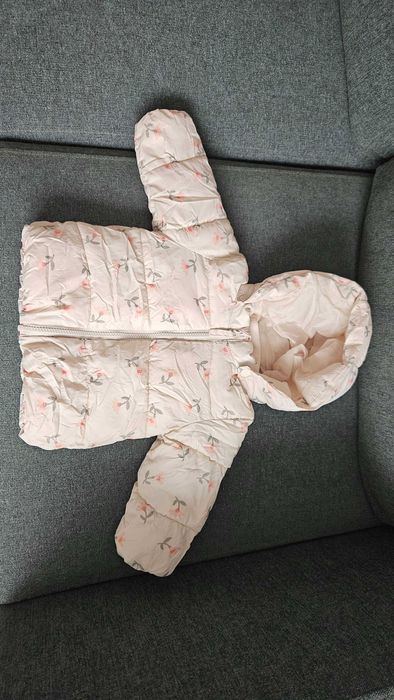 Водоотблъскващо бебешко ватирано яке H&M размер 74