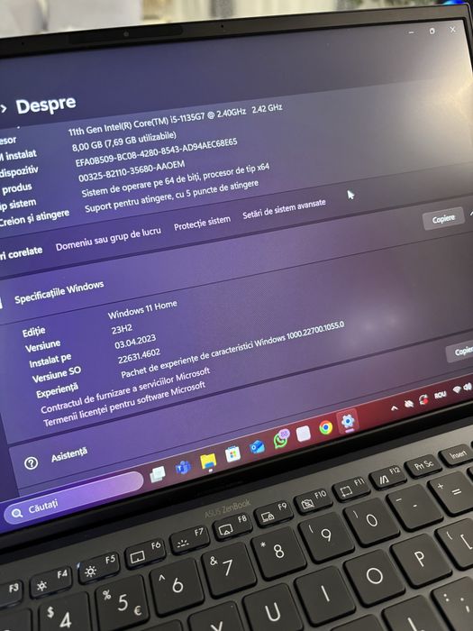 Laptop Asus Zenbook Series