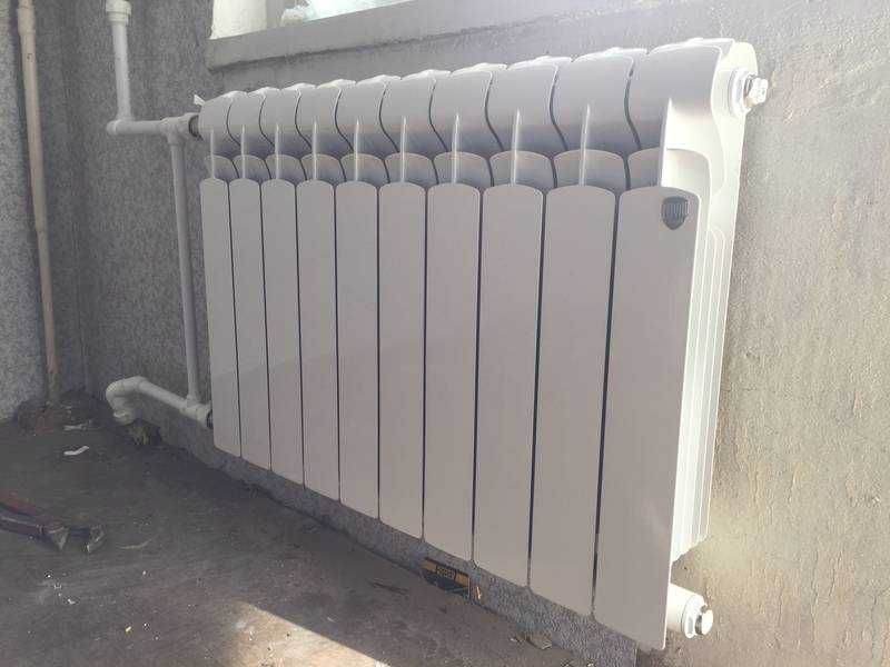 Установка батареи