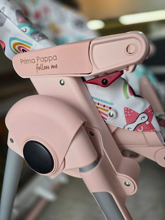 Стол за хранене Peg Perego - Prima Pappa Follow Me, Super Girl