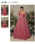 Бална рокля Tarik Ediz SOLEIL DARK ROSE DRESS