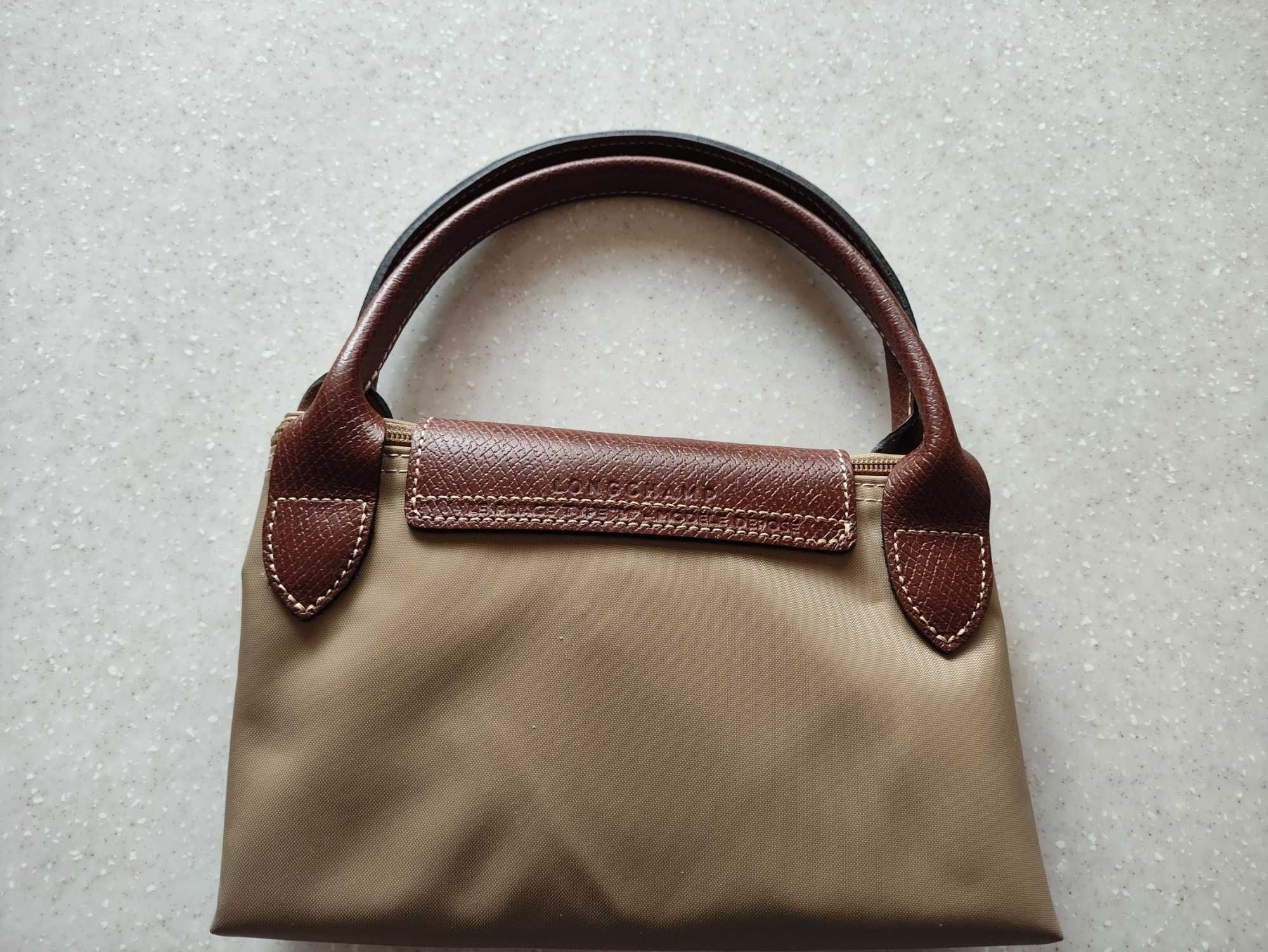 Сумка Longchamp, бежевая, оригинал