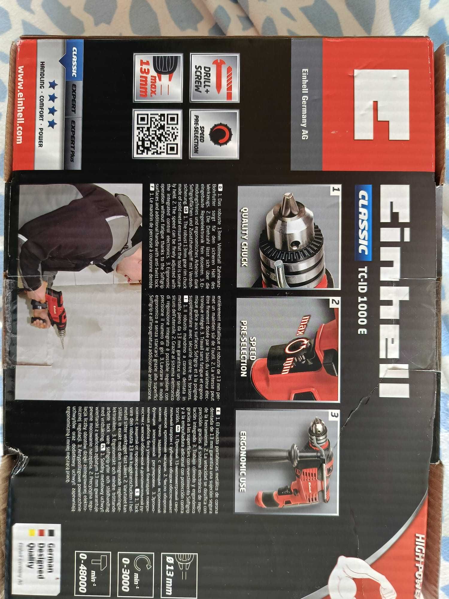 Ударна Бормашина Einhell TC-ID 1000 E