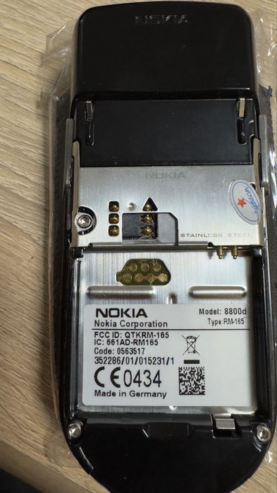 nokia 8800 sirocco black