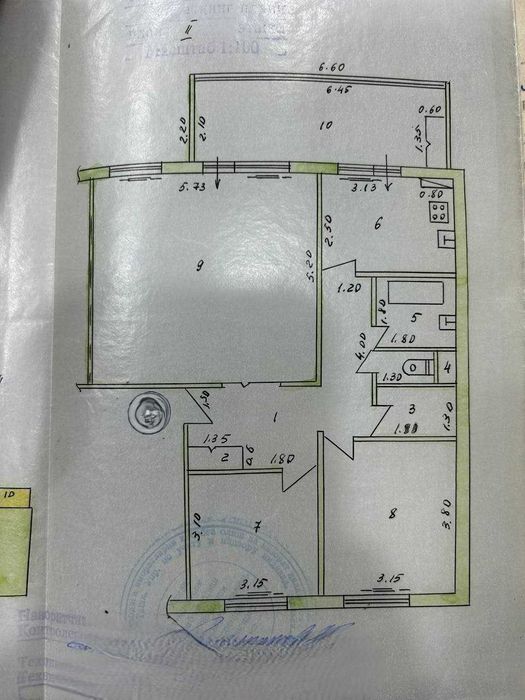 Продается на Тузел 1 4/2/5 91,7кв С ремонтом