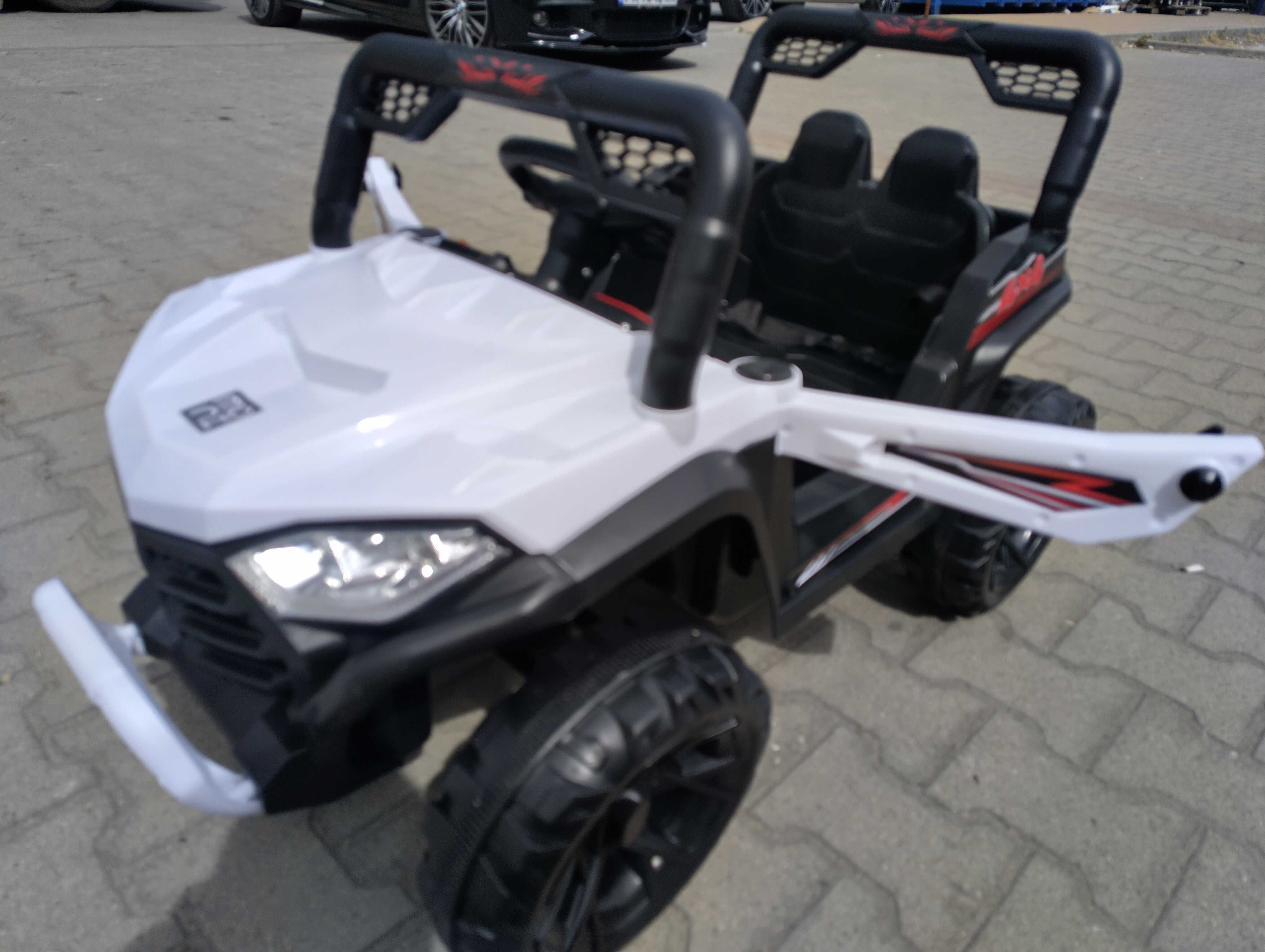TEXAS акумулаторен джип Fast UTV бял