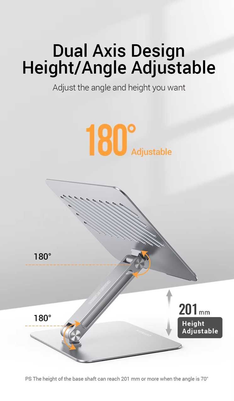 UGREEN LP339 Laptop Stand Регулируемый Складная Подставка для Ноутбука