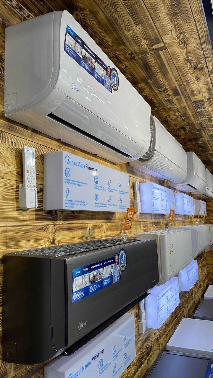 Кондиционер Midea модель ALBA - 9,000 Btu / Инвертор / Low Voltage