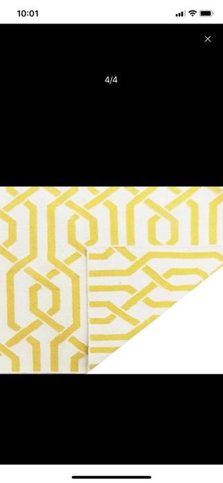 Covor Camila Yellow lana tesut manual