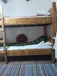 Vând 2 paturi supraetajat din lemn de brad