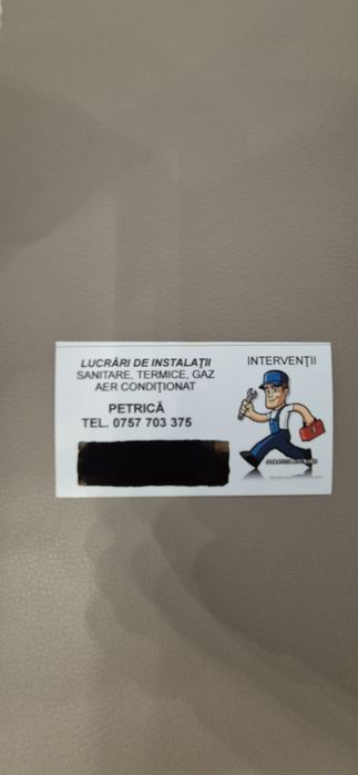 Instalator Sanitar, Termice, Gaz, Aer Conditionat