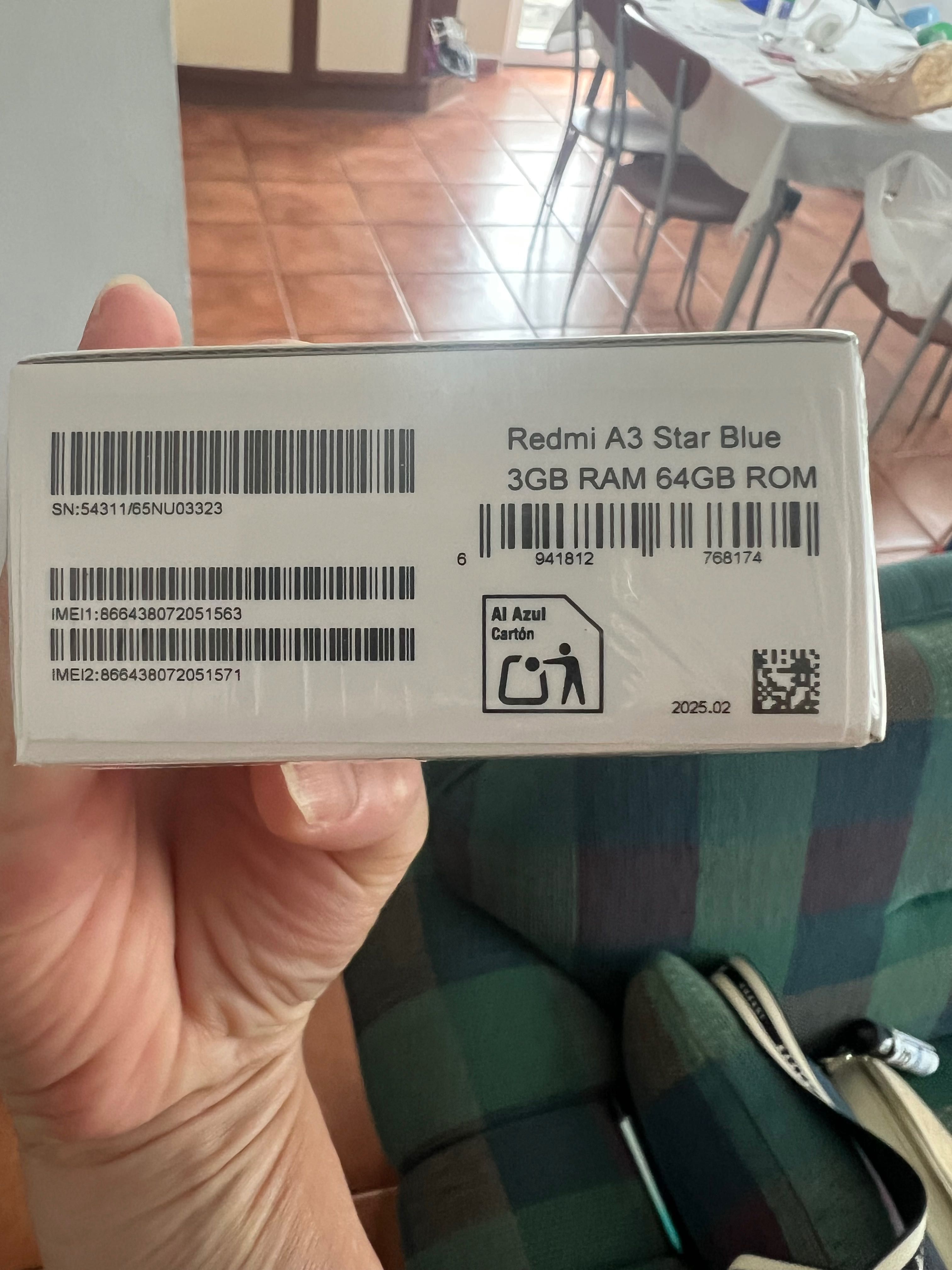 Redmi A3 Star Blue
3GB RAM 64GB ROM