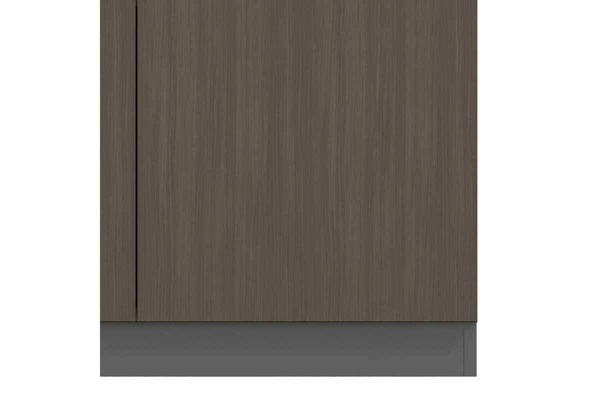 Професионален Офис шкаф Puzzle-home Denith, Орех-графит, 80x40x80cm