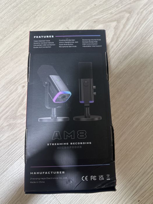 Микрофон ‎Fifine AM8 Black