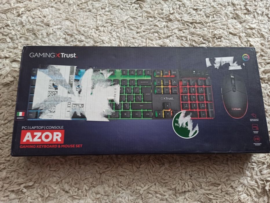 TRUST AZOR - Kit tastatura + mouse gaming wired