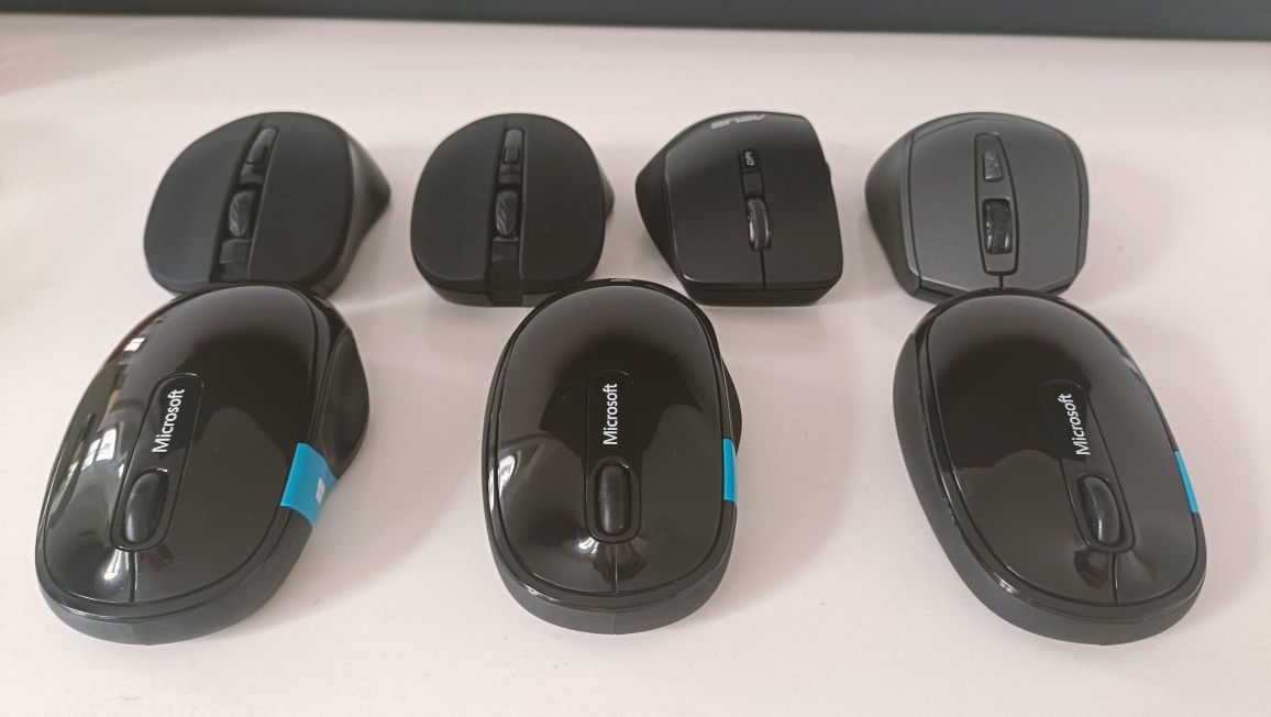Mouse Logitech MX Anywhere, Microsoft Sculpt Confort Bluetooth, Asus