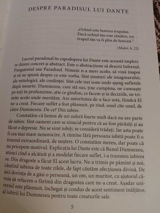 Lectura lui Dante, Infernul, Purgatoriul, Paradisul, de Laszlo Al.
