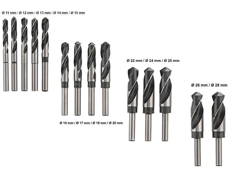 НОВИ! Комплект спирални свредла HSS, различни размери, четири модела
