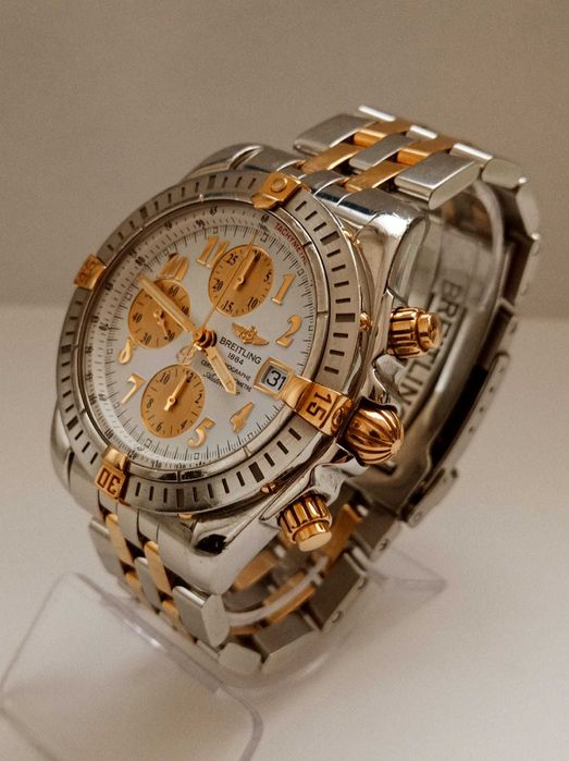 Breitling Chronomat Evolution 44mm 18ct gold/steel