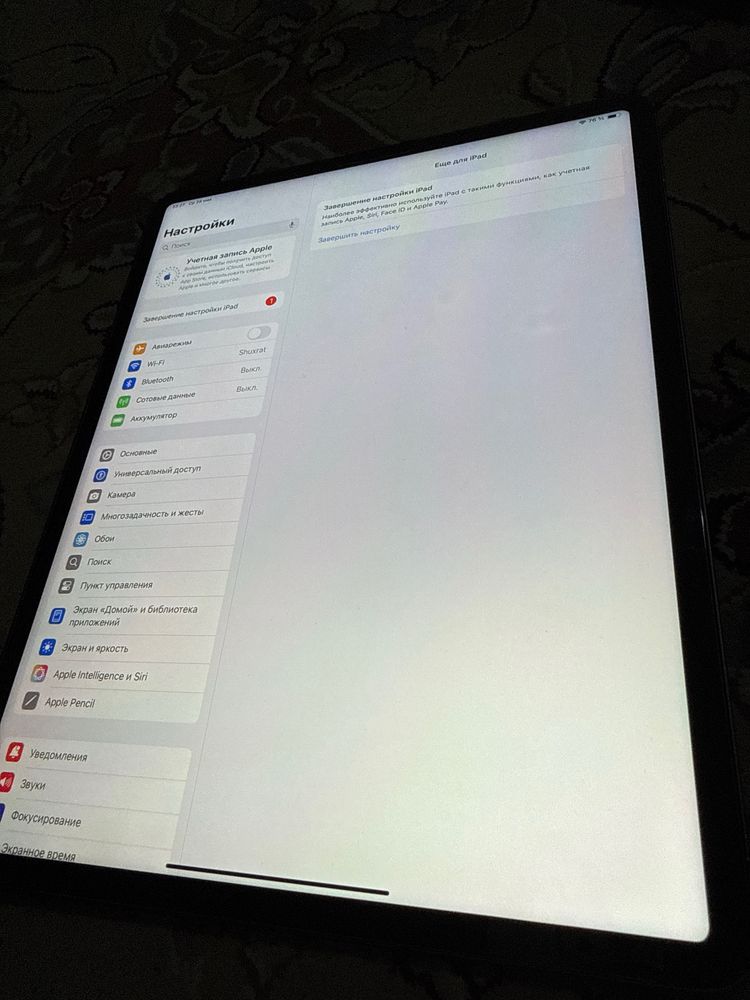 Ipad pro 12.9 256gb Sim kartali 5G