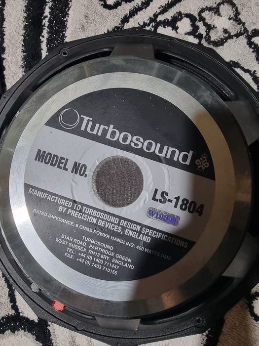 Difuzoare de bas 18 țoli turbosound 400 de wati rms preț 1700 de lei