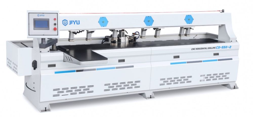 Торцевой сверлильно-присадочный станок с ЧПУ JIYU CS-550-2