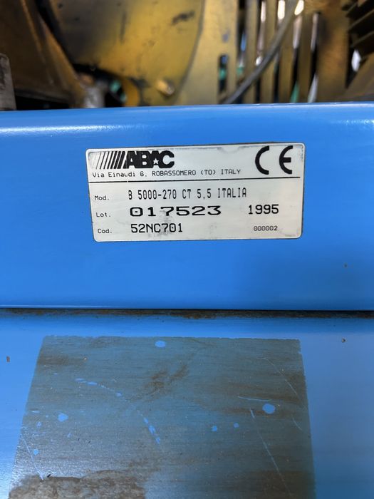 Compresor aer ABAC 5,5cp 270l 11bar