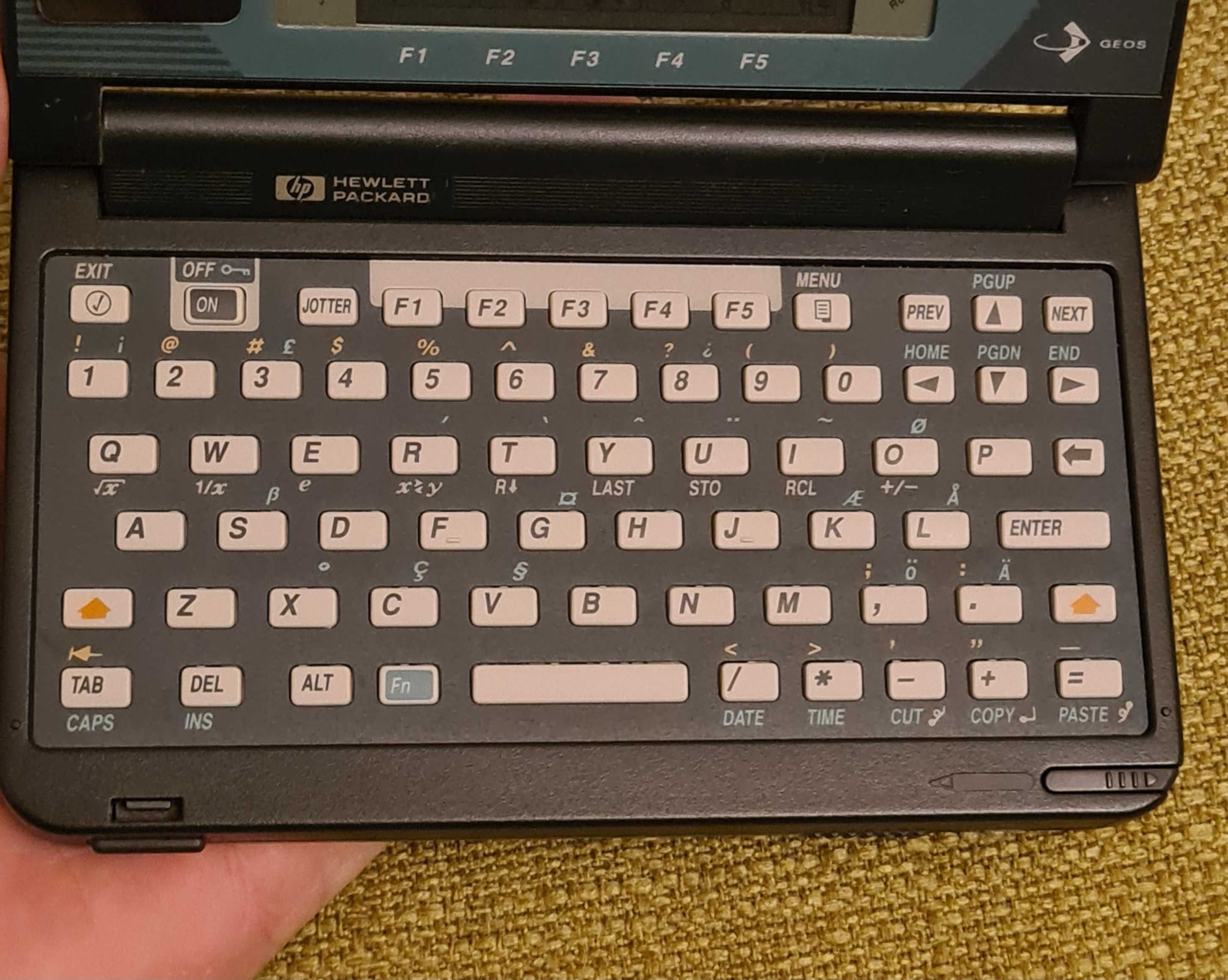 HP OmniGo 100 Mini Laptop PC Vechi Vintage Organizator PDA De Colectie