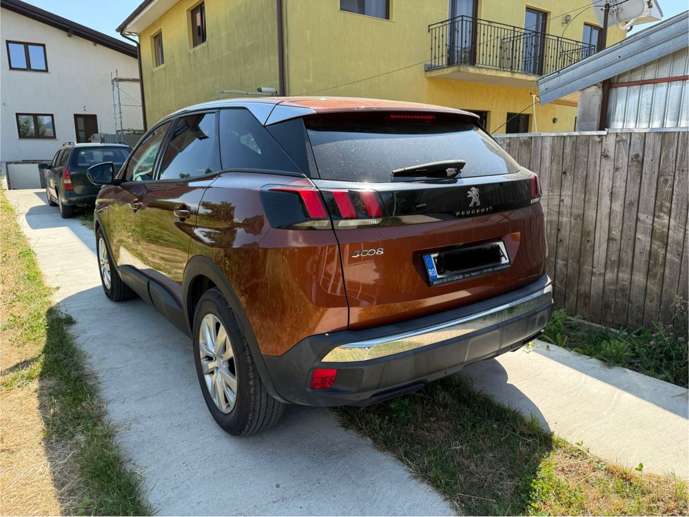 •	Peugeot 3008 1.5 Diesel, Automat, 2018, 185.000 km – Întreținut